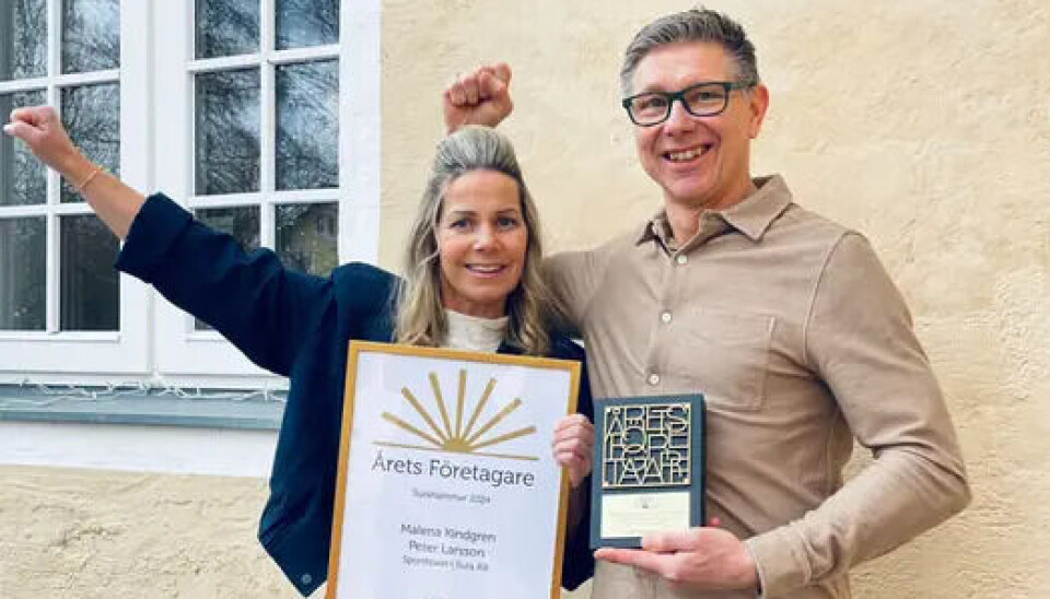 Årets Företagare 2024. Malena Kindgren och Peter Larsson, Sporthuset i Surahammar AB