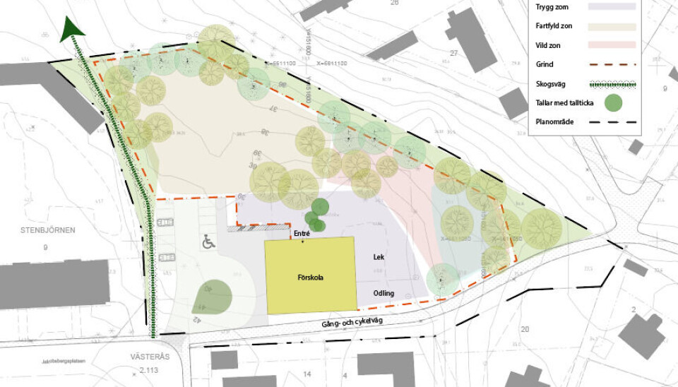 Så kan stadsdelen utvecklas med ny förskola