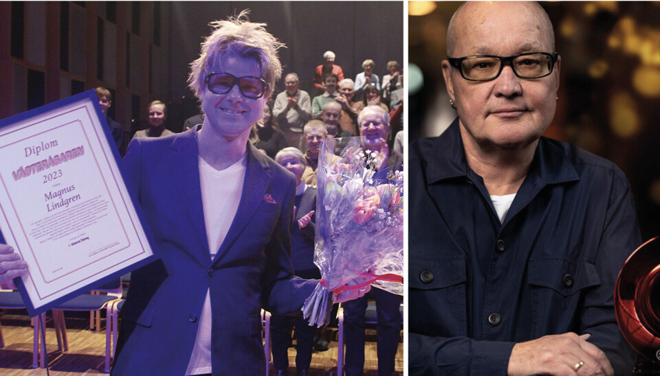 Magnus Lindgren, utsedd till Västeråsaren förra året, ligger bakom jazzfestivalen som nu hålls för andra gången, med bland många andra ikonen Nils Landgren och Trio X på konserthusets scen.