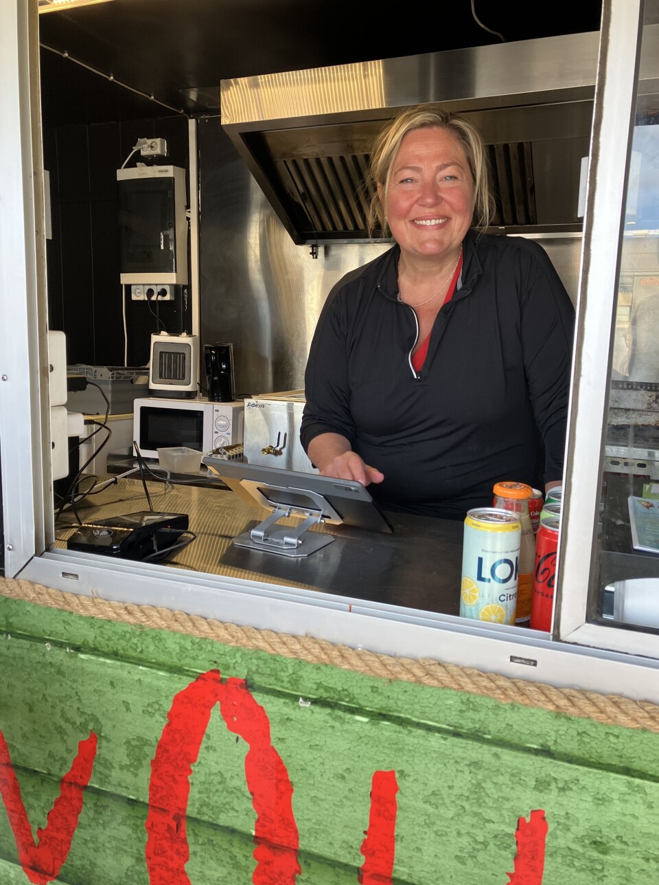 Tina Widén är förtjust i Korv Olles surdegsbröd.