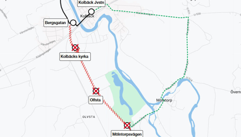 Väg stängs av i veckan