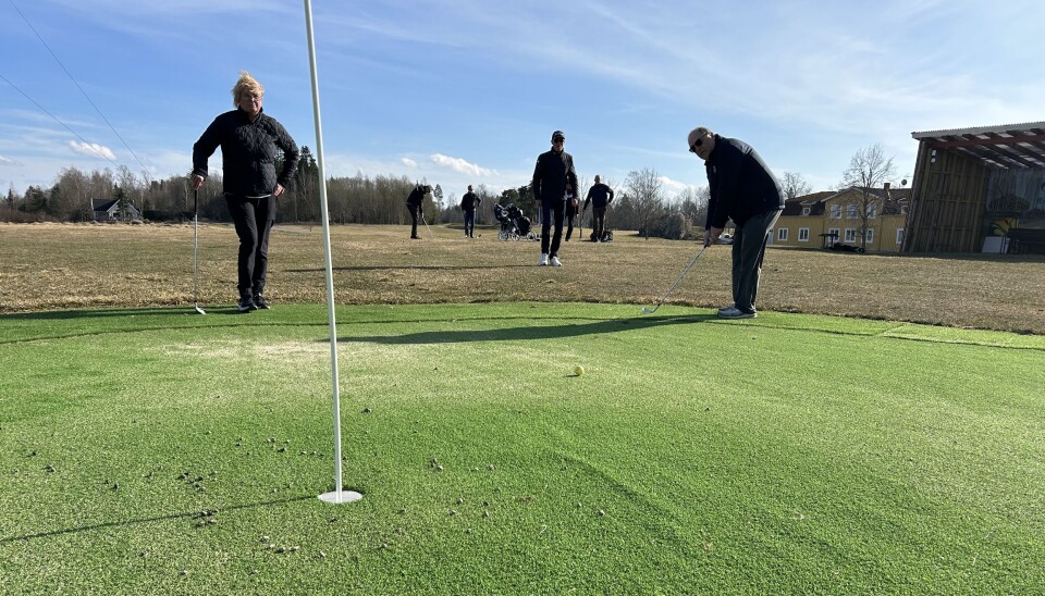 Utomhusträning. Sedan i februari har deltagarna förberett sig med inomhusträning på Steam Hotel. Nu är de äntligen på ”grönbete”.