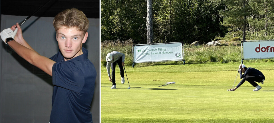 Folke, 18, siktar på att nå ut i golfvärlden: ”Jag har bestämt mig”