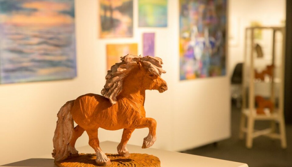 Olika sorters konst. På Konstrundan visas allt från skulpturer till textilkonst.