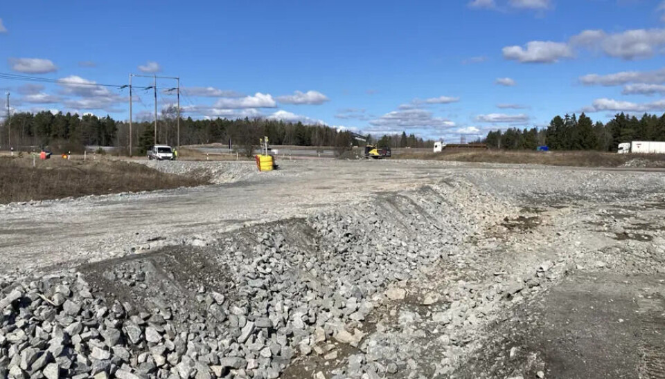 Trafikplats Eriksberg i Hallstahammar.