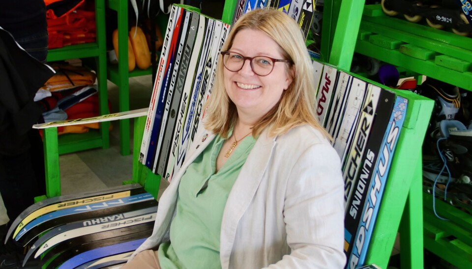 GLAD. Vicki Skure-Eriksson (C), ordförande nämnden för idrott, fritid och förebyggande. GLAD. Vicki Skure-Eriksson (C), ordförande nämnden för idrott, fritid och förebyggande.