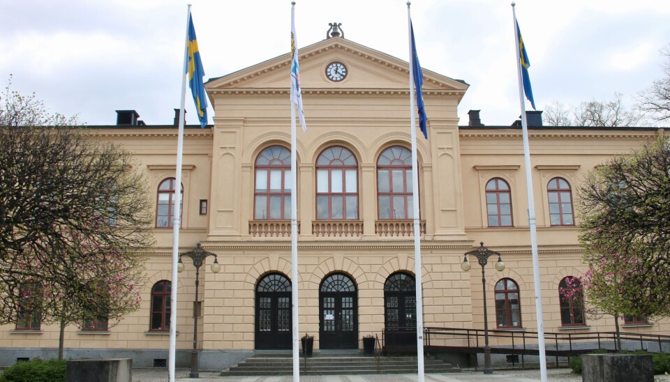 Omdiskuterat. Rådhuset vid Fiskartorget i Västerås. Omdiskuterat. Rådhuset vid Fiskartorget i Västerås.
