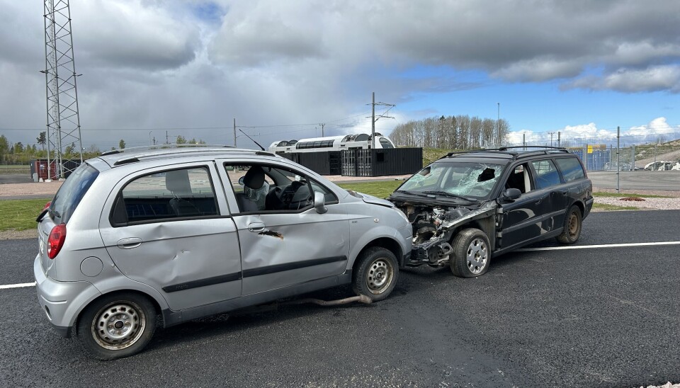 Goda övningsmöjligheter inför trafikolyckor.