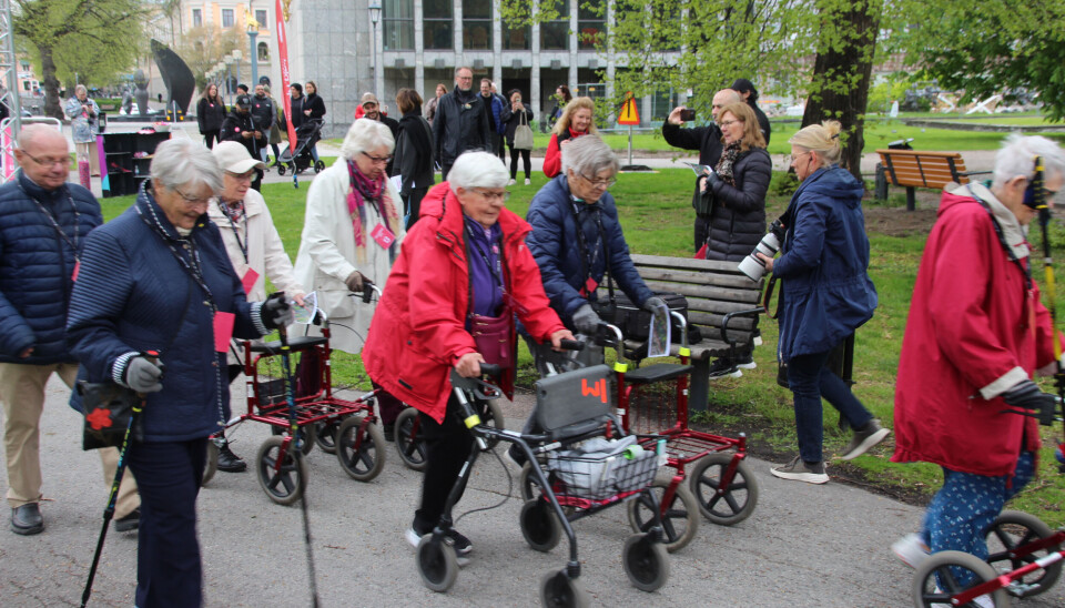 Starten har gått.