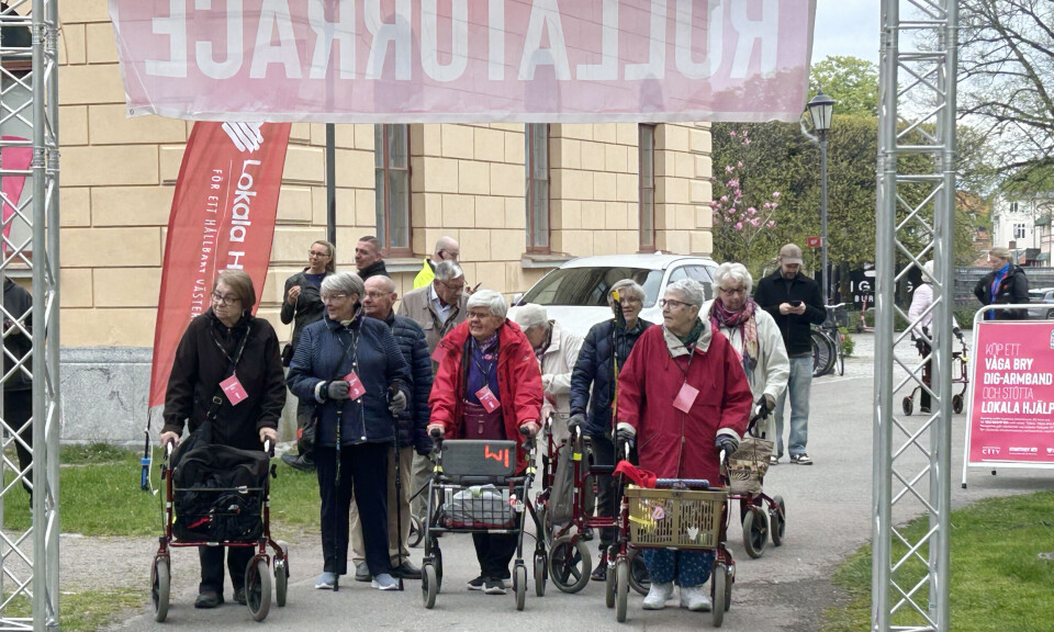 Startskottet. Dags för deltagarna att avverka de 600 meterna runt Vasaparken.