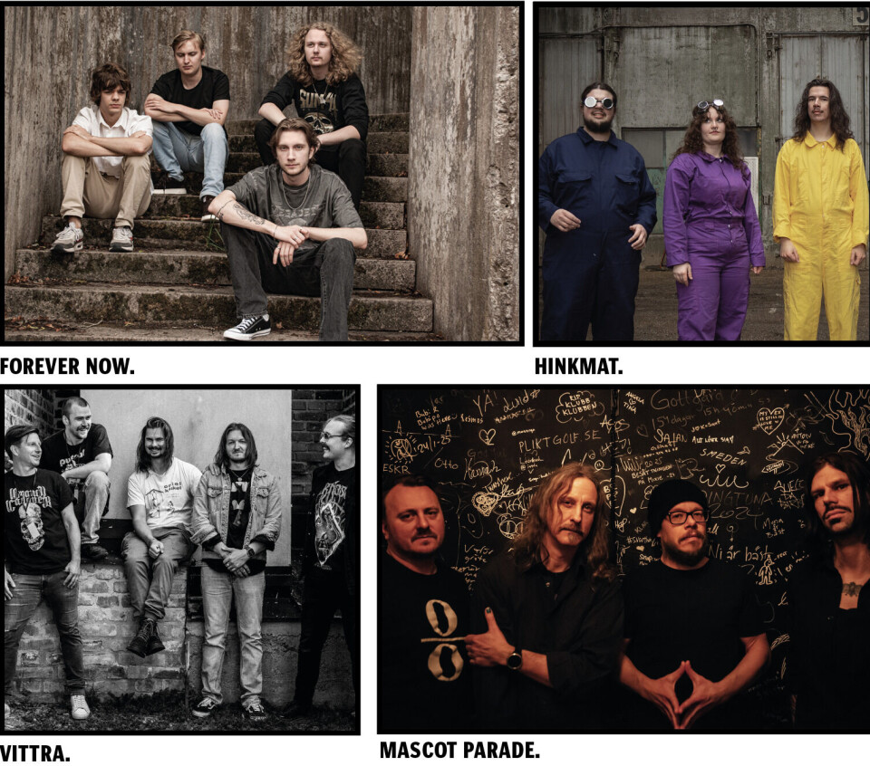 Här är fyra av banden på Västerås Musikfestival.