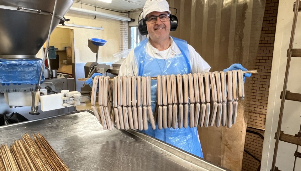 Korvgubbe. Sami Paulus är Carlströms ”korvgubbe” som smaksatt många av korvarna.