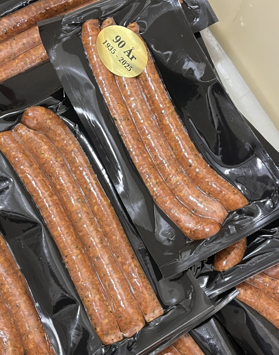 Köttrik. Carlströms grova korv med upp till 97 procent kött.