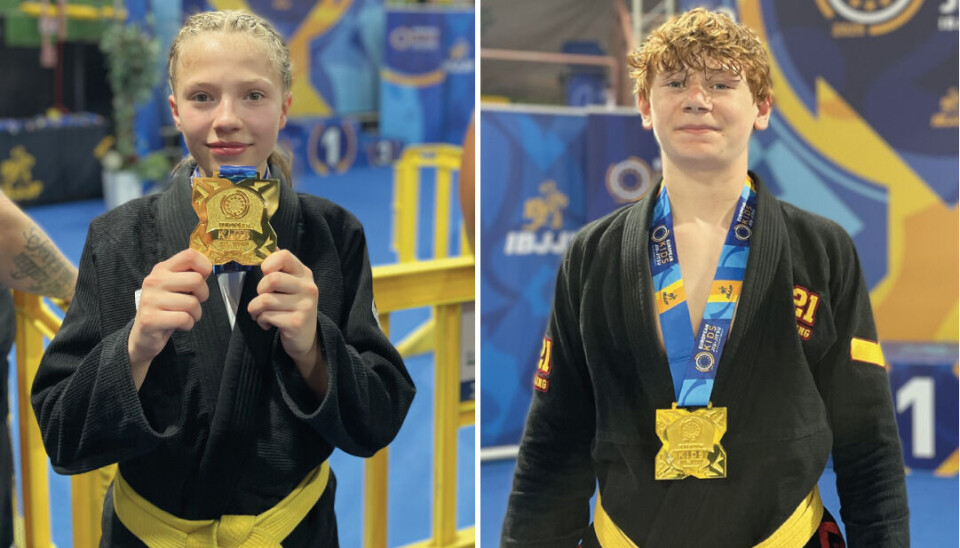 Guldduo. Ebba Schenström och Jesper Lundin är bäst i Europa.