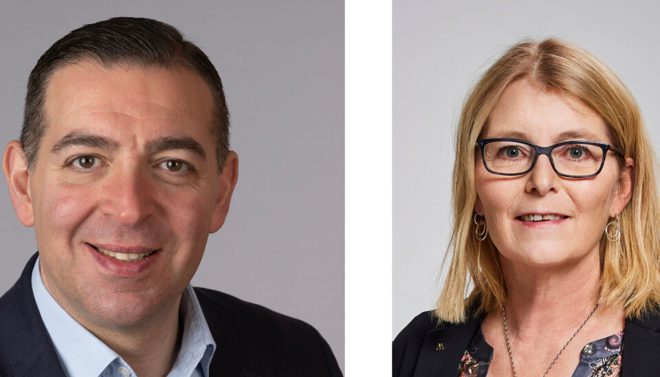 Opponerar sig. Roger Haddad (L) och Elisabeth Unell (M).