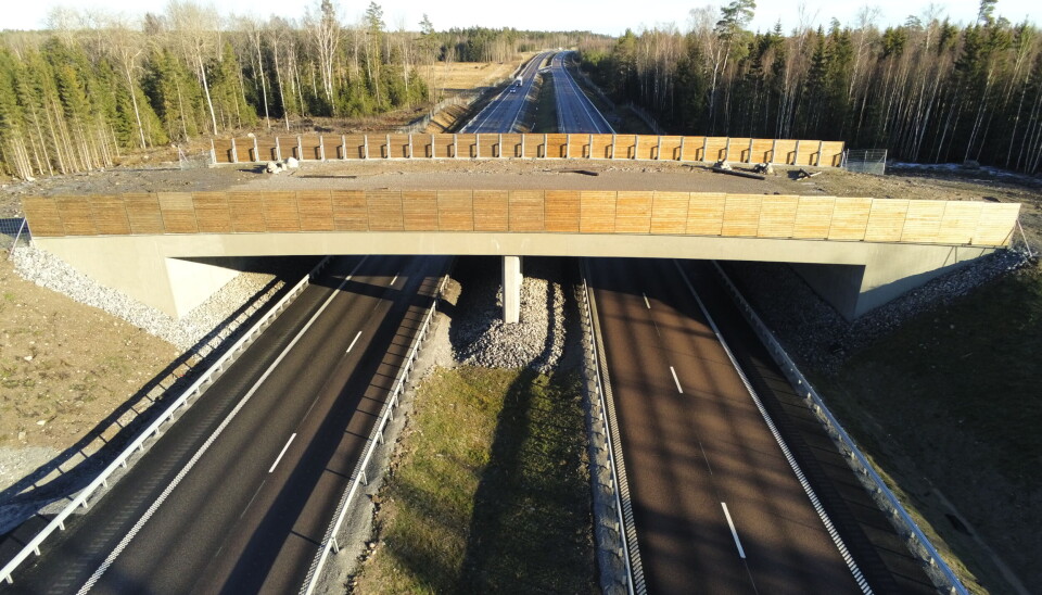 Den nya motorvägen med två körfält i vardera riktning är nu klar.