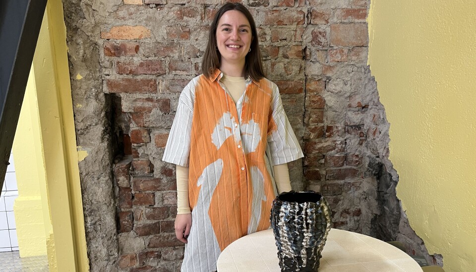 Isabella Bernulf inspireras av naturen då hennes keramik ofta är organiska.