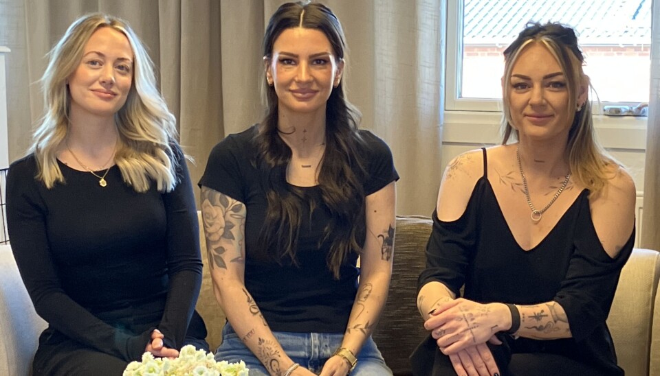 Lina Isaksson, Emilie Ztenberg och Agnes von Hausswolff. foto: Helena Andersson