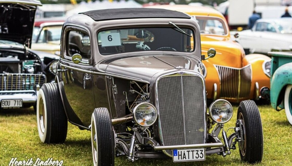 Bilträff. På lördag visas Josef Sommarkrans Hot Rod upp tillsammans med flera andra på Tidö Slott.