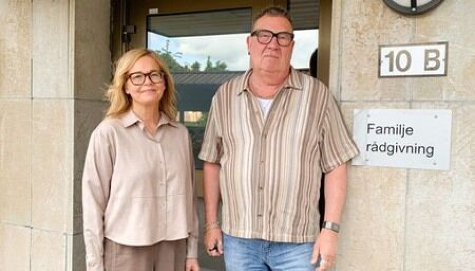Petra Lönnström och Magnus Vestberg.