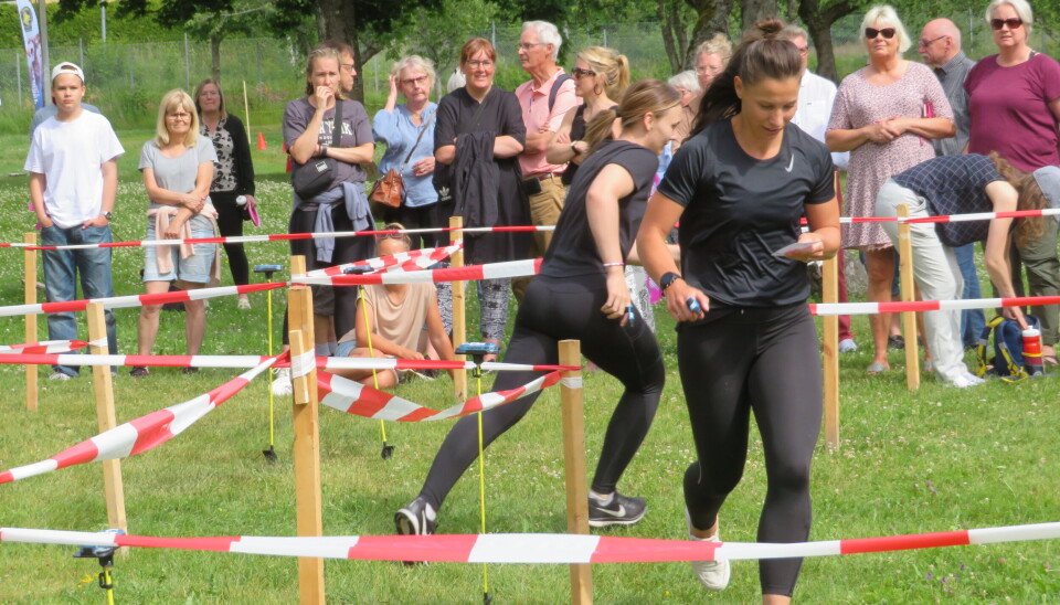 Atletisk prövning. ZuperSuringen är ett återkommande inslag under Suradagarna.