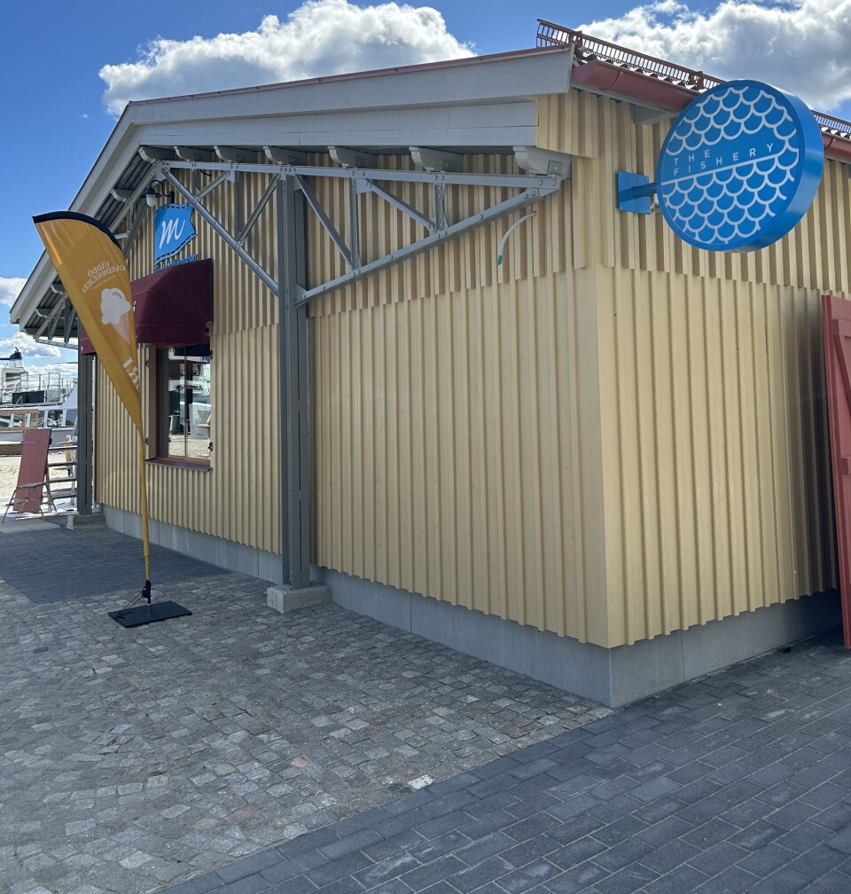 Svalkande. The Fishery kommer även att erbjuda glass från Väddö Gårdsmejeri.