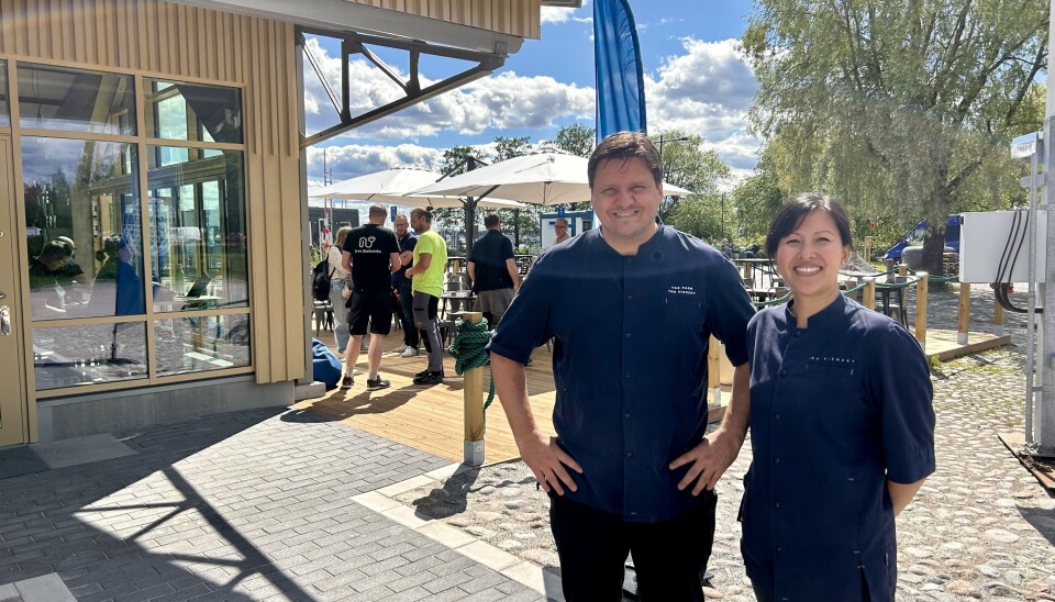 Premiärredo. Ricardo Sanchez och Nathalie Suksabai förberedde sig inför premiären när Västerås Tidning besökte restaurangen på måndagen.