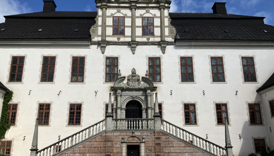 Tidö slott. Uppfört mellan år 1625 och 1641 i stram renässansstil.