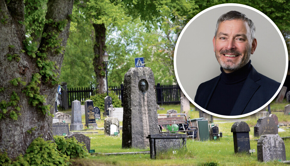 Vill sätta ljus på svåra ämnet. Hans Stipek från Fonus säger att han tycker att synen på döden börjar bli ljusare.