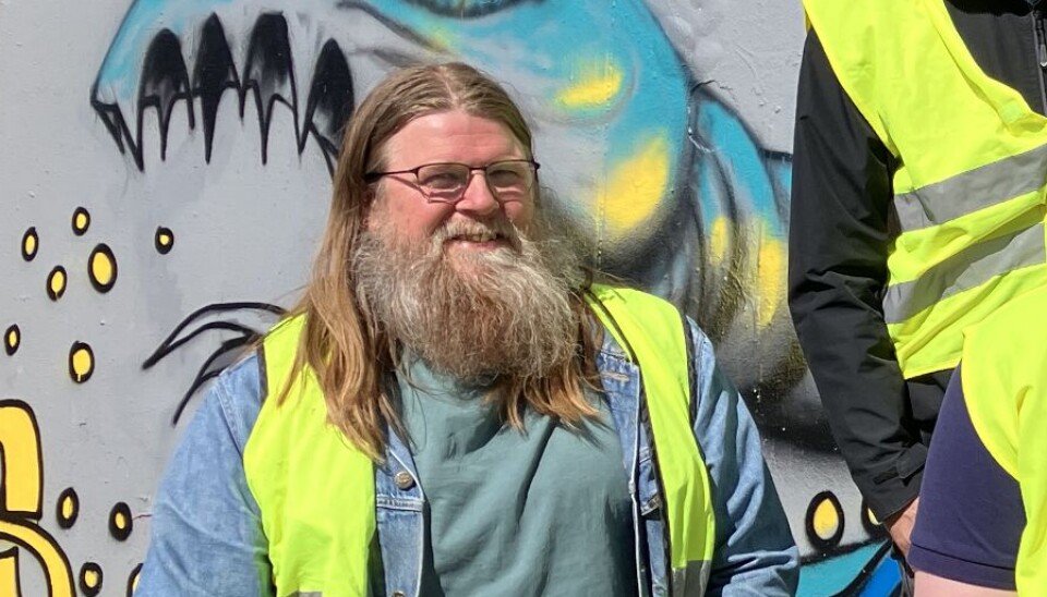 Kursledare. Johan Edenskär leder kursen i graffiti som sker tre gånger i sommar.