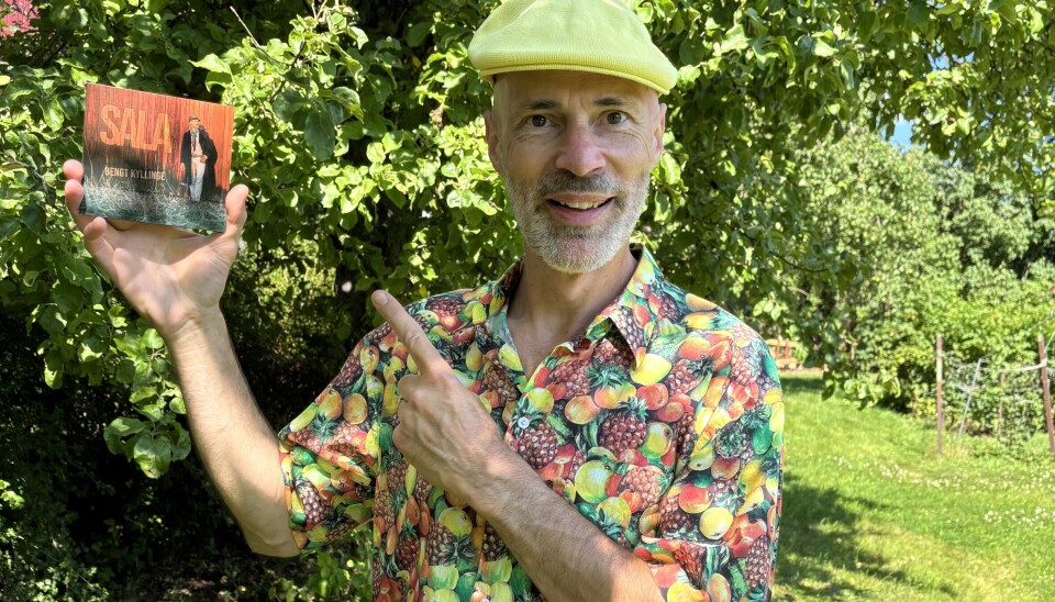 Bengt Kyllinge med Salaskivan.