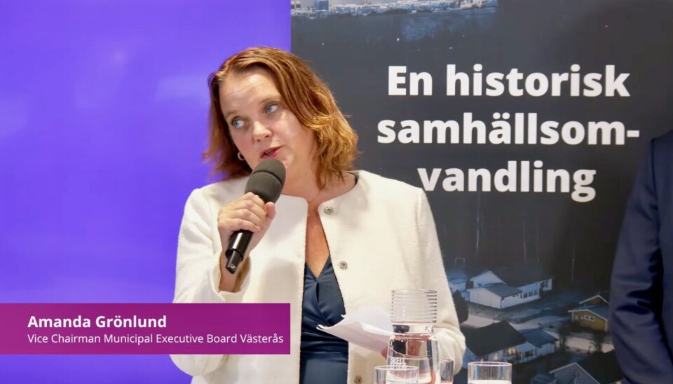 Välkomnande. Amanda Grönlund (KD), kommunalråd i Västerås. Välkomnande. Amanda Grönlund (KD), kommunalråd i Västerås.