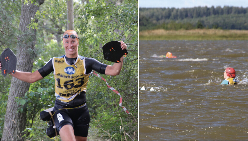 Tuff upplaga men mycket glädje. Det var grov sjö på Mälaren på lördagen, men bara två deltagare bröt Västerås Swimrun. Västeråsaren Linnéa Hekne genomförde sin tionde upplaga,