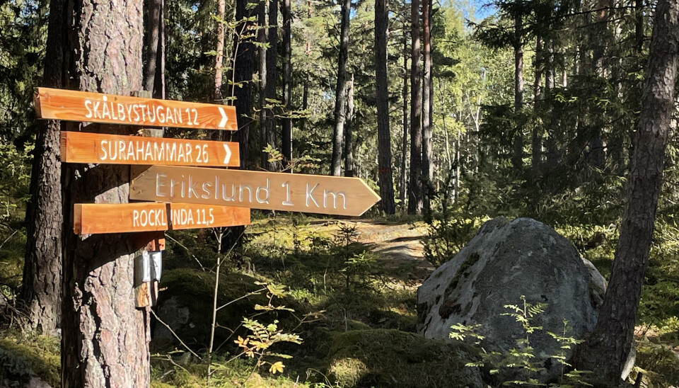 Skyltat. Västerås stad har sedan ett par år tillbaka satsat på att få upp fler skyltar för att Bruksleden ska vara lätt att navigera sig fram.