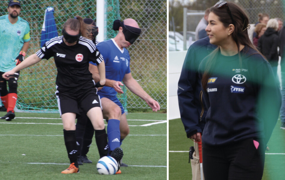 Mästerskap med debutanter. RM i 5-a-side hölls på nya arenan på Rocklunda. ”Jättekul att få användning för den”, säger Alice Berntsson, Västerås stora profil inom parafotbollen.