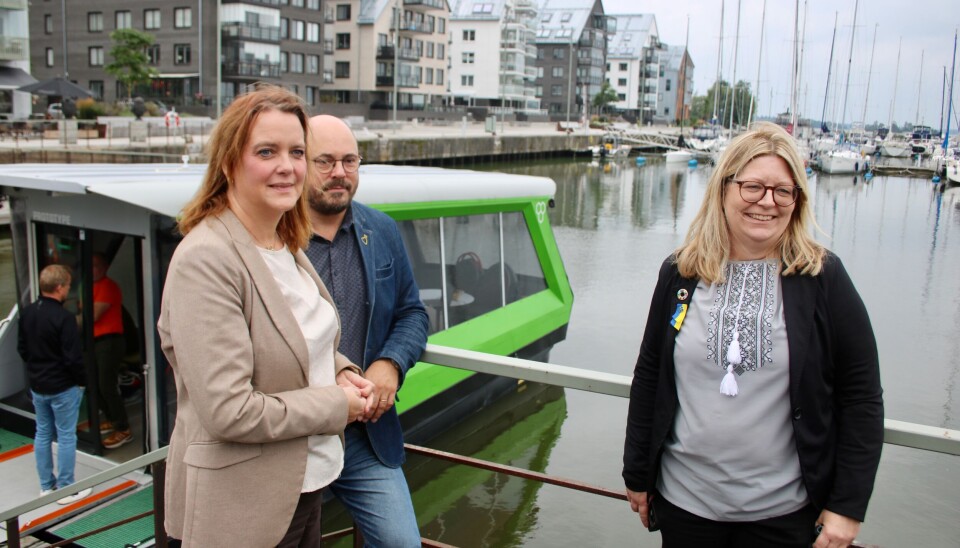 INTRESSERADE. Amanda Grönlund (KD), Samuel Stengård (KD) och Vicki Skure-Eriksson (C). INTRESSERADE. Amanda Grönlund (KD), Samuel Stengård (KD) och Vicki Skure-Eriksson (C).