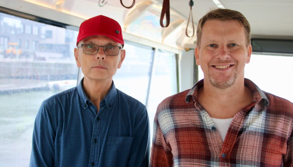 Färjevänner. Sven Wikström och Per Halldorf. Färjevänner. Sven Wikström och Per Halldorf.