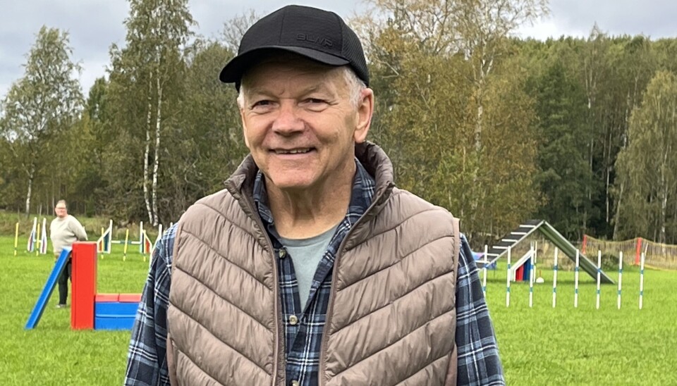 Ordförande. Thorbjörn Johansson är glad för det nya området och de fina träningsmöjligheterna.