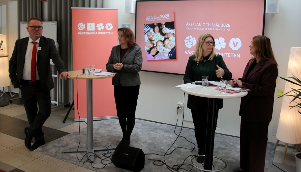 Styr. Staffan Jansson (S), Amanda Grönlund (KD), Anna Maria Romlid (V) och Vicki Skure-Eriksson (C). Styr. Staffan Jansson (S), Amanda Grönlund (KD), Anna Maria Romlid (V) och Vicki Skure-Eriksson (C).