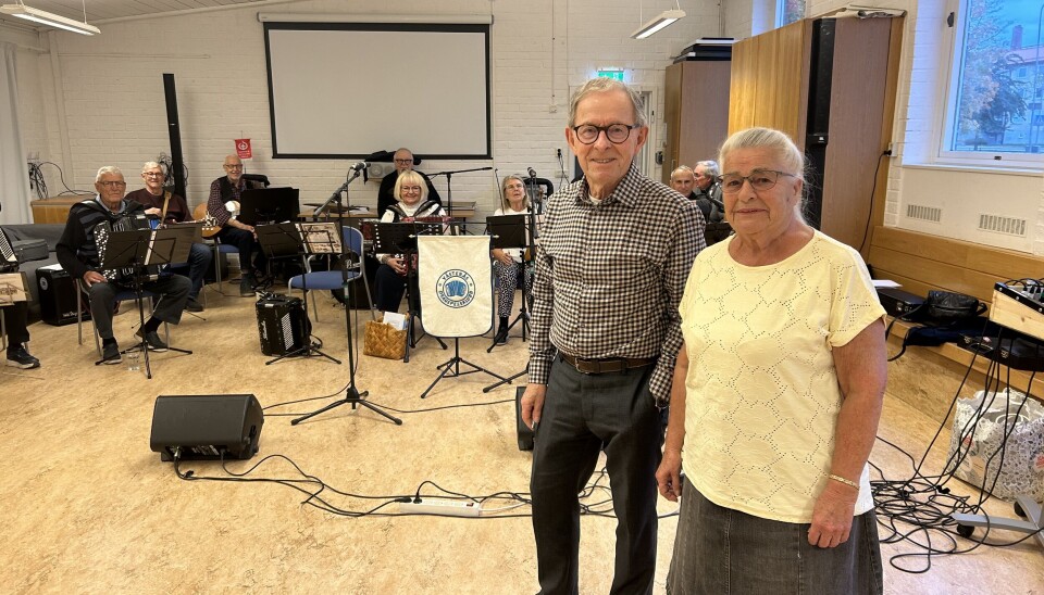 Vill växa. Ove Johansson och Agneta Gustafsson vill locka fler medlemmar till Västerås Dragspelsklubb.