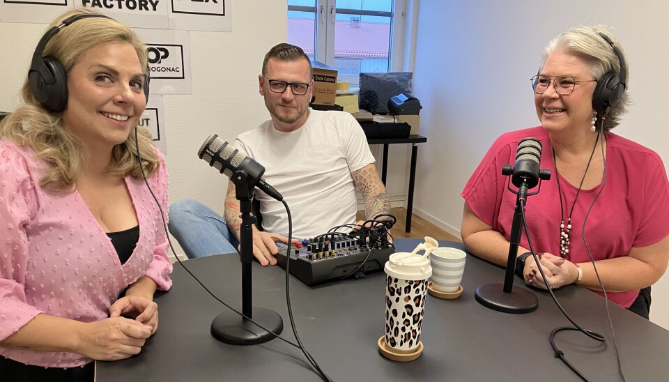 Poddare. Anna Ćirković Andersson med poddens producent Marijo Grgic och Malin Hassel vill finnas där för entreprenörer i hela Västmanland.