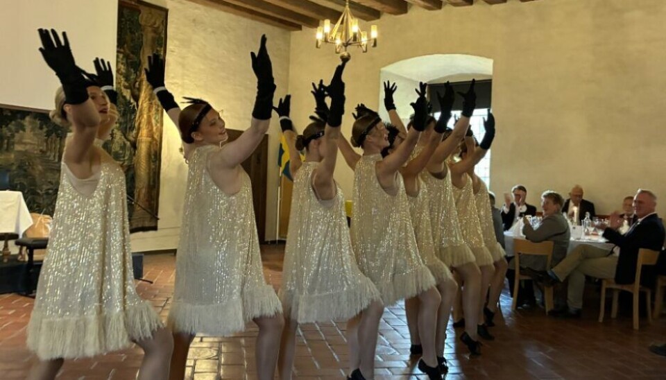 Dansunderhållning på Västerås slott.