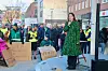PROTESTMÖTE. Måndag den 16 mars hölls ett protestmöte mot ”den inhumana migrationspolitiken” i Sverige. Centerpartiet, Miljöpartiet och Vänsterpartiet var arrangörer men även lokala Socialdemokrater anslöt till mötet. På bilden talar Annika Hirvonen, riksdagsledamot (MP).