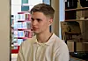 LYSSNADE. Gymnasieeleven Cristopher Berggren
fick se vad politiker gör.